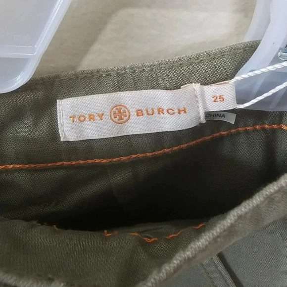 Tory Burch Straight Leg Cargo Pants Size 25 - Picture 10 of 11